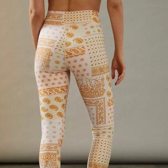 The Upside Carmen Bandana Leggings Athleisure Southwest Western Anthropologie - Picture 6 of 11